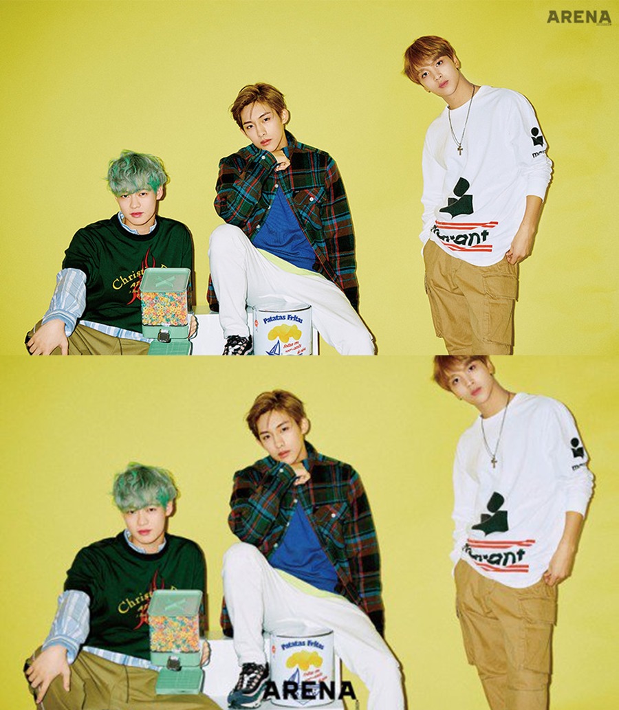 Winwin, Haechan, Chenle – Arena Homme Plus | 2018 OCTOBER&nbsp;ISSUE